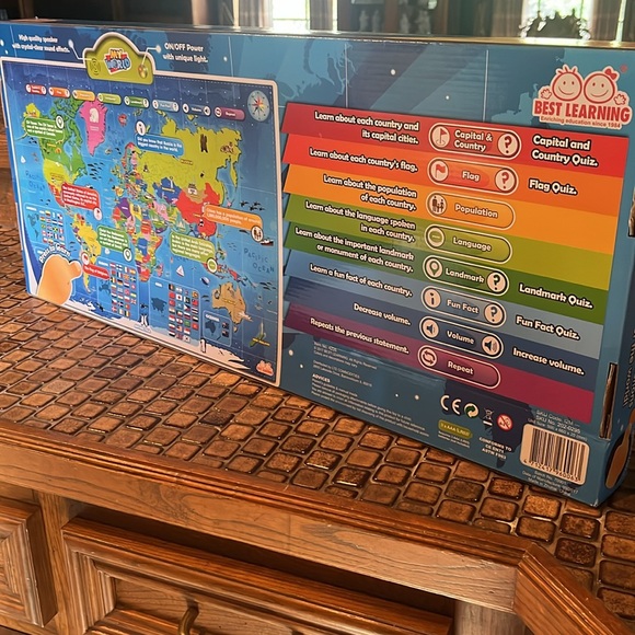 Interactive map, educative toy. - Picture 2 of 3